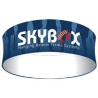 10 x 3 ft. Hanging Banner Circle Single-Sided (Graphic Only)
