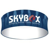12 x 3.5 ft. Hanging Banner Circle Single-Sided (Graphic Package)