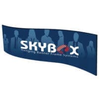 16 x 4 ft. Hanging Banner Wave Single-Sided (Graphic Only)