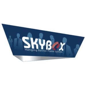 Skybox 16 x 5 ft. Hanging Banner Tapered Triangle Single-Sided (Graphic Only)