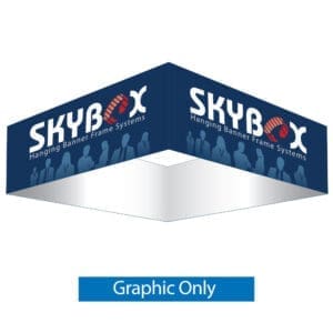 Skybox 10 x 3.5 ft. Hanging Banner Square Single-Sided (Graphic Only)
