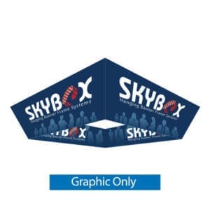 Skybox 12 x 4 ft. Hanging Banner Tapered Square Double-Sided (Graphic Only)