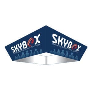 Skybox 12 x 4 ft. Hanging Banner Tapered Square Single-Sided (Graphic Only)