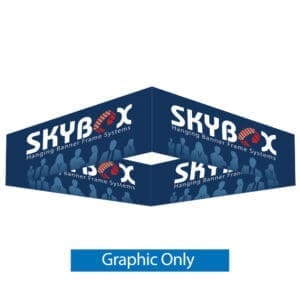 Skybox 15 x 4 ft. Hanging Banner Square Double-Sided (Graphic Only)