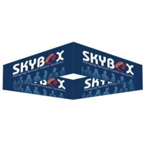Skybox 15 x 4 ft. Hanging Banner Square Double-Sided (Graphic Package)