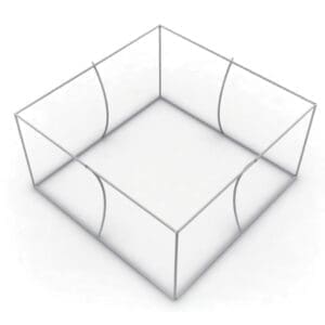 Skybox 15 x 3.5 ft. Hanging Banner Square (Hardware Only)