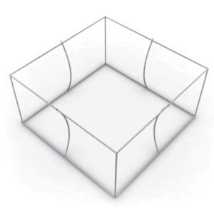 Skybox 8 x 3 ft. Hanging Banner Square (Hardware Only)