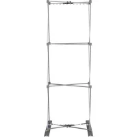 Hopup 2.5ft Backlit Straight Full Height Tension Fabric Display Kit - Image 6