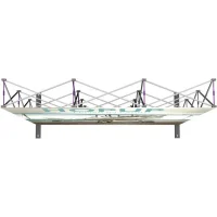 Hopup 7.5ft Straight Full Height Tension Fabric Display - Image 7