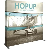 Hopup 7.5ft Straight Full Height Tension Fabric Display - Image 2