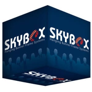 Skybox Hanging Banner Cube - 5ft (Graphic Package)