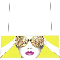 Vector Frame Hanging Light Box 10ft x 4ft