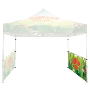 Half Wall Single-Sided with Rails for Casita® 10 ft. Aluminum Tent (Graphic Package)