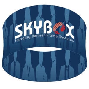 Skybox 10 x 3 ft. Hanging Banner Circle Double-Sided (Graphic Package)