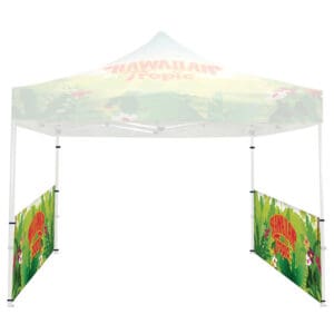 Casita® 10 ft. Aluminum Tent Half Wall Double-Sided with 2 Rails (Graphic Package)