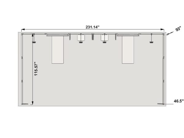 H-Line Modular 10ft x 20ft h20-02 - Image 7