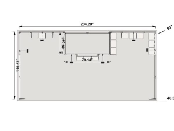 H-Line Modular 10ft x 20ft h20-06 - Image 8