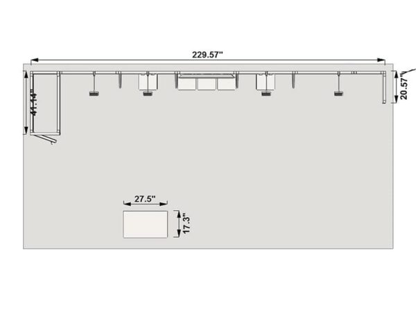 H-Line Modular 10ft x 20ft h20-05 - Image 5