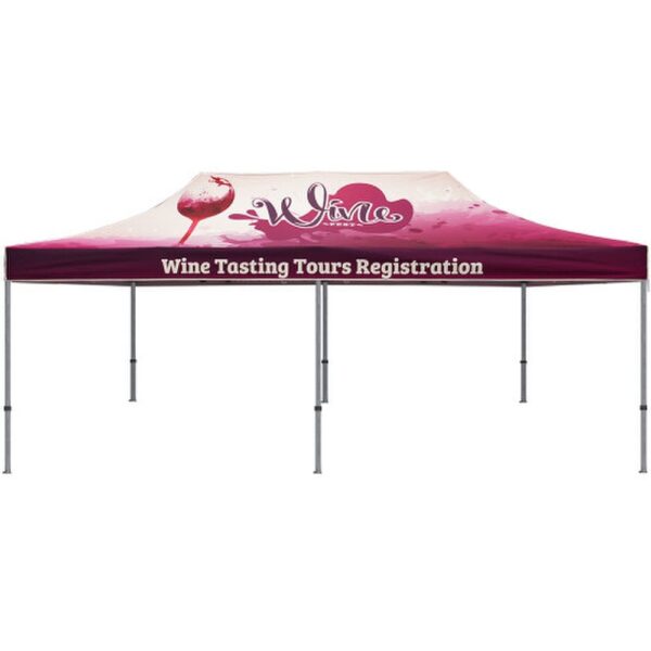 ONE CHOICE® 20 ft. Aluminum Canopy Tent (Graphic Package)