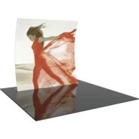 Formulate Master 8ft Vertical Curve Fabric Backwall - Image 2