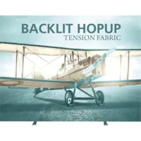 Hopup 10ft Backlit Straight Tension Fabric Display