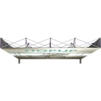 Hopup 10ft Straight Extra Tall Tension Fabric Display - Image 6