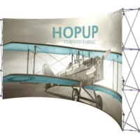 Hopup 15ft Curved Full Height Tension Fabric Display - Image 6