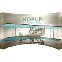 Hopup 15ft Curved Full Height Tension Fabric Display