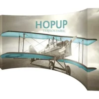 Hopup 15ft Curved Full Height Tension Fabric Display - Image 3