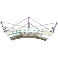 Hopup 5.5ft Curved Full Height Tension Fabric Display - Image 4