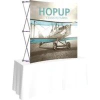 Hopup 5.5ft Curved Square Tabletop Tension Fabric Display - Image 3