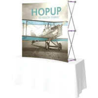 Hopup 5.5ft Curved Square Tabletop Tension Fabric Display - Image 2