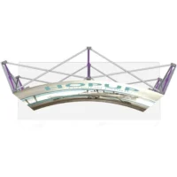 Hopup 5.5ft Curved Square Tabletop Tension Fabric Display - Image 6
