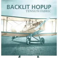 Hopup 7.5ft Backlit Straight Tension Fabric Display Kit