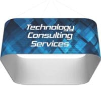 10ft x 3ft Rounded Square Formulate Master Hanging Banner Display