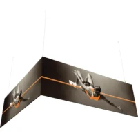 12ft x 12ft x 4ft L-Shaped Hanging Structure