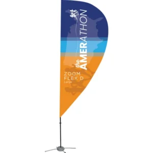 Zoom Flex D-Shaped Flag Large