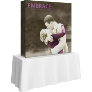 Embrace 5ft Square Tabletop Push-Fit Tension Fabric Display