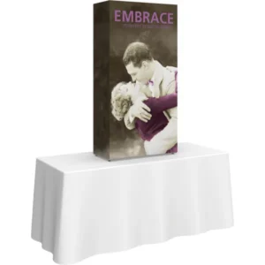 Embrace 2.5ft Tabletop Push-Fit Tension Fabric Display