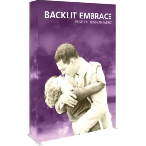 Embrace 5ft Backlit Full Height Push-Fit Tension Fabric Display