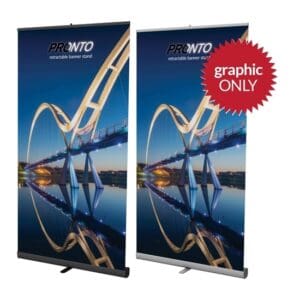 Pronto™ Banner Stand, 48" - Replacement Graphic