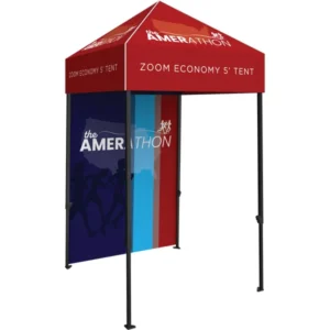 Zoom Economy 5' Popup Tent Full Wall