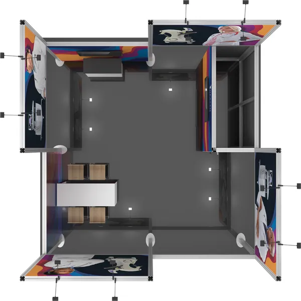 Hybrid Pro 20x20 Modular Island Kit 19B - Image 4